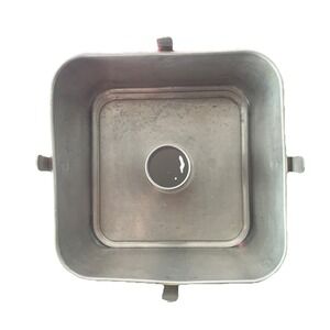 Vintage Comet Aluminum 2 Pc. Square Angel Food 9" X 9" X 4" Tube Cake Pan Nice